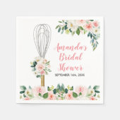 Spoelroze Vrijgezellenfeest snel weggedraaid Servet (Voorkant)