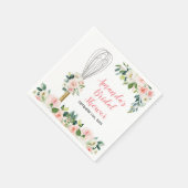 Spoelroze Vrijgezellenfeest snel weggedraaid Servet (Hoek)