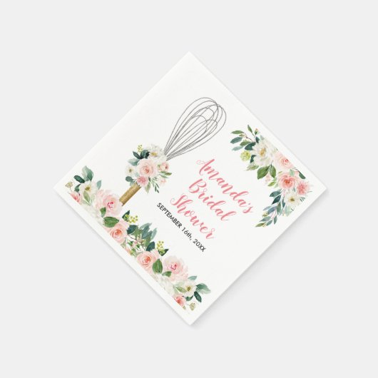 Spoelroze Vrijgezellenfeest snel weggedraaid Servet (Hoek)