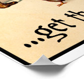 Spoelspelers halen de Chicken Violin Music Poster (Hoek)