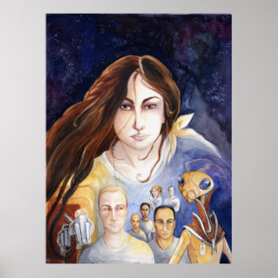 Spoelt het Poster voor de ruimtevaart