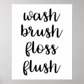 Spoelwater Poster (Voorkant)