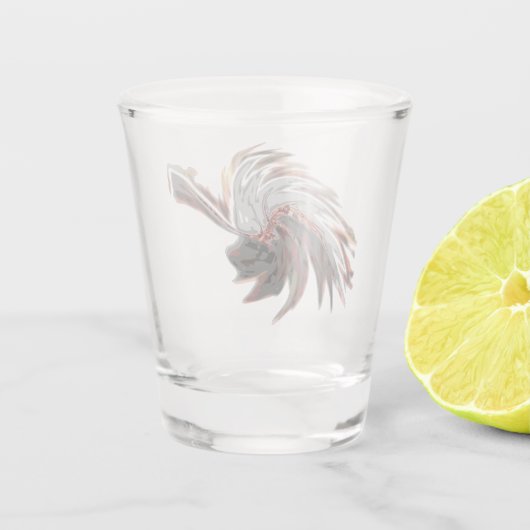 spoelwind D Shot Glas (Achterkant)