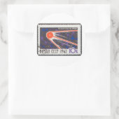 Spoetnik 1 5de Jubileum 1962 Ronde Sticker (Tas)