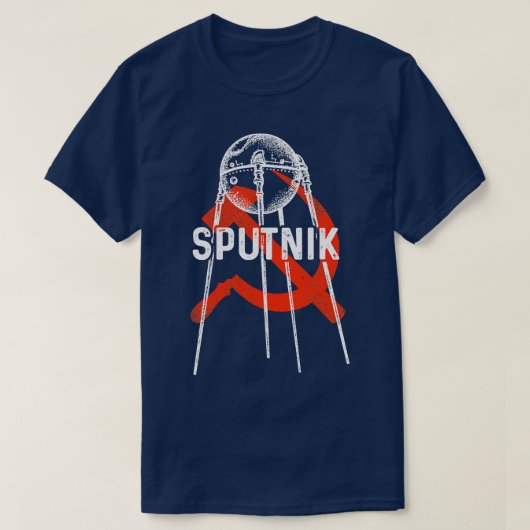 Spoetnik 1 Satelliet Sovjet-Unie 1957 2 T-shirt (Design voorkant)