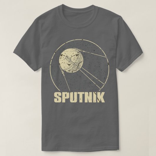Spoetnik 1 Satelliet Sovjet-Unie 1957 5 T-shirt (Design voorkant)