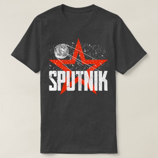 Spoetnik 1 Satelliet Sovjet-Unie 1957 9 T-shirt (Design voorkant)