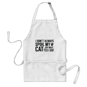 Spoil My Cat Standaard Schort