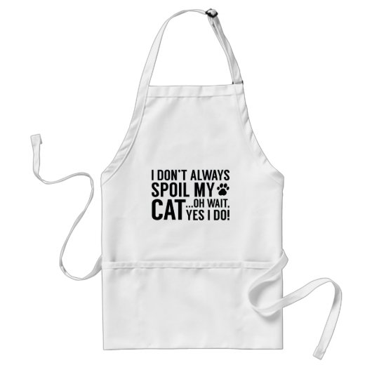 Spoil My Cat Standaard Schort (Voorkant)