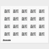 Spoil My Dog Vierkante Sticker (Vel)