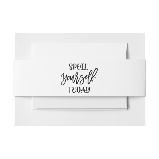 Spoil uzelf bath bomb or soap Labels Uitnodigingen Wikkel (Voorkant Voorbeeld)