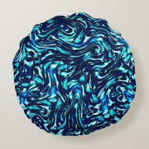 Spoiled blauwe en cyaan curves