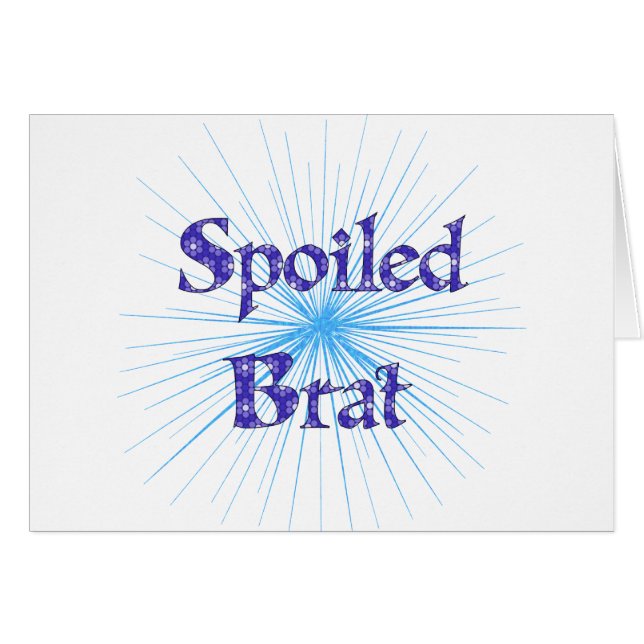 Spoiled Brat (Voorkant Horizontaal)