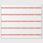 Spoiled Brat Stamp Cadeaupapier (Vlak)