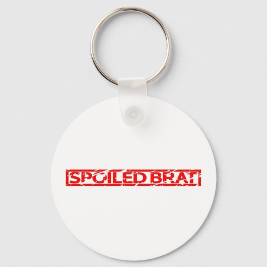 Spoiled Brat Stamp Sleutelhanger (Voorkant)