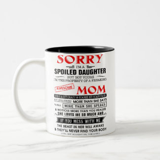 Spoiled Daughter Tweekleurige Koffiemok