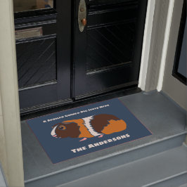 Spoiled Guinee Pig gepersonaliseerd Deurmat