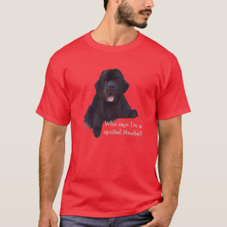 Spoiled Newfoundland Dog T-shirt