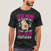 Spoiled Pekingese Dog Love Funny mam Dog moeder T-shirt (Voorkant)
