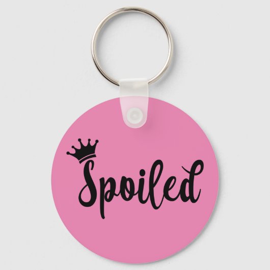 Spoiled Princess Crown Sleutelhanger (Voorkant)