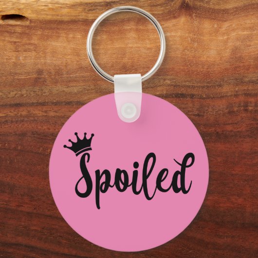 Spoiled Princess Crown Sleutelhanger (Voorkant)