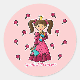 Spoiled Princess Ronde Sticker