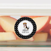 Spoiled Rotten Beagle (tri color 3) Dog Funny Labels (Aangebracht)
