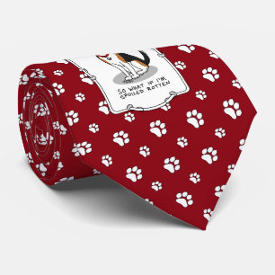Spoiled Rotten Beagle (tri color 3) Dog Funny Stropdas