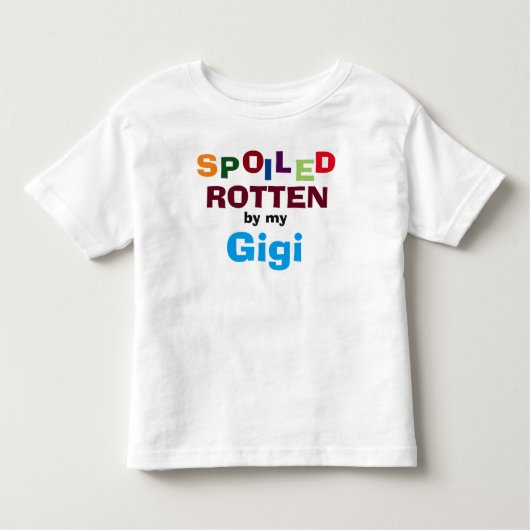 Spoiled Rotten beroemd gemaakt door My Gigi Baby T Kinder Shirts (Voorkant)