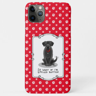 Spoiled Rotten Black Lab Labrador Retriever Dog Case-Mate iPhone Case
