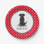 Spoiled Rotten Black Lab Labrador Retriever Dog Papieren Bordje (Voorkant)