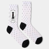 Spoiled Rotten Black Lab Labrador Retriever Dog Sokken (Rechts)