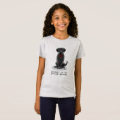 Spoiled Rotten Black Lab Labrador Retriever Dog T-shirt (Voorkant volledig)