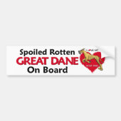 Spoiled Rotten Blrindle Dane Bumpersticker (Voorkant)