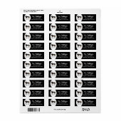 Spoiled Rotten Dachshund (S zwart & tan) Cute dog Etiket (Full Sheet)