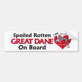 Spoiled Rotten Mantle Dane UC Bumpersticker (Voorkant)
