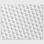 Spoiled Rotten Old English Sheepdog (Grey 1) Funny Cadeaupapier (Vlak)