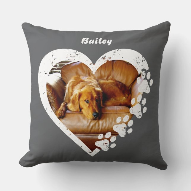 Spoiled Rotten Pet Photo Sierkussen (Voorkant)