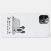 Spoiled Rotten Skye Terrier Dog (zilver) Cute Fun Case-Mate iPhone Case (Achterkant (horizontaal))
