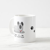Spoiled Rotten Skye Terrier Dog (zilver) Cute Fun Koffiemok (Voorkant links)