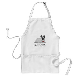 Spoiled Rotten Skye Terrier Dog (zilver) Cute Fun Standaard Schort