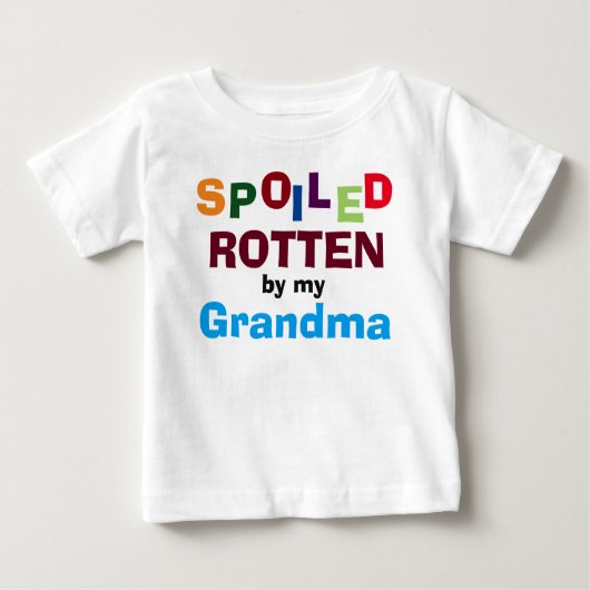 Spoiled Rotten van mijn oma Baby peuter T-shirt (Voorkant)