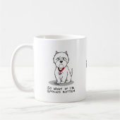 Spoiled Rotten Westie West Highland White Terrier Koffiemok (Links)