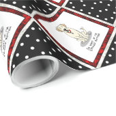 Spoiled Rotten Yellow Lab Labrador Retriever Funny Cadeaupapier (Rol Hoek)