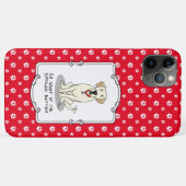 Spoiled Rotten Yellow Lab Labrador Retriever Funny Case-Mate iPhone Case (Achterkant (horizontaal))