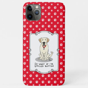Spoiled Rotten Yellow Lab Labrador Retriever Funny Case-Mate iPhone Case