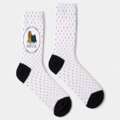 Spoiled Rotten Yorkshire Terrier (Yorkie) Dog Cute Sokken (Rechts)