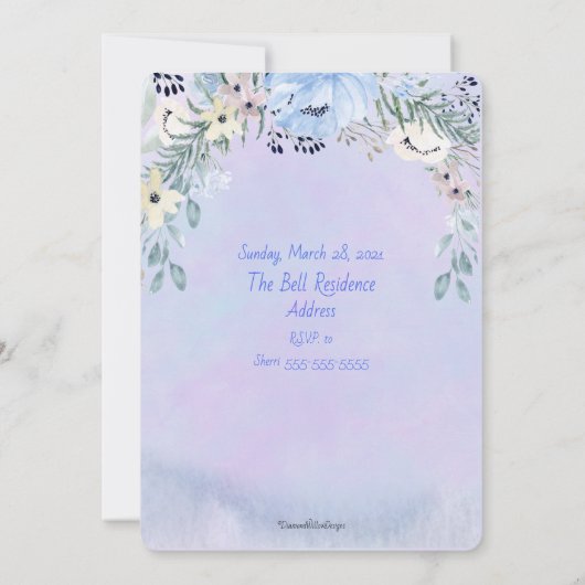 Spoiler Alert Geslacht Openheid Uitnodiging (Achterkant)