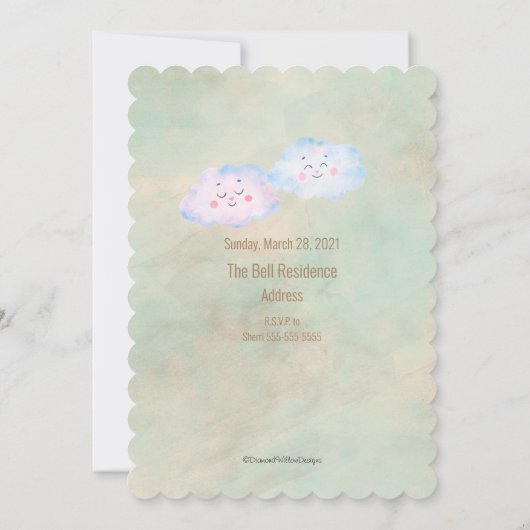 Spoiler Alert Geslacht Openheid Uitnodiging (Achterkant)