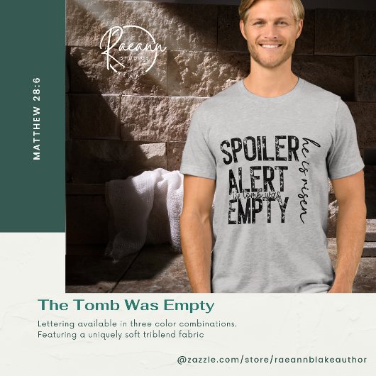 Spoiler Alert - Het Graf Was Leeg Tri-Blend T-shir Shirt